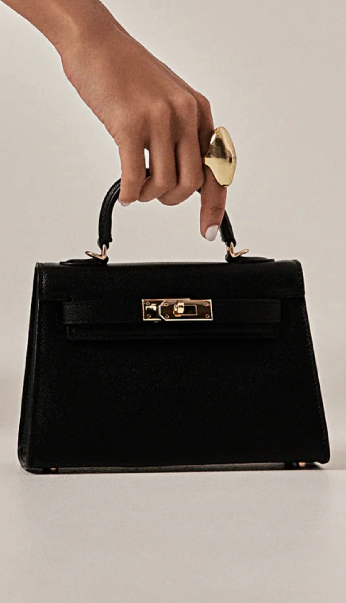 Hariette Structured Top Handle Bag