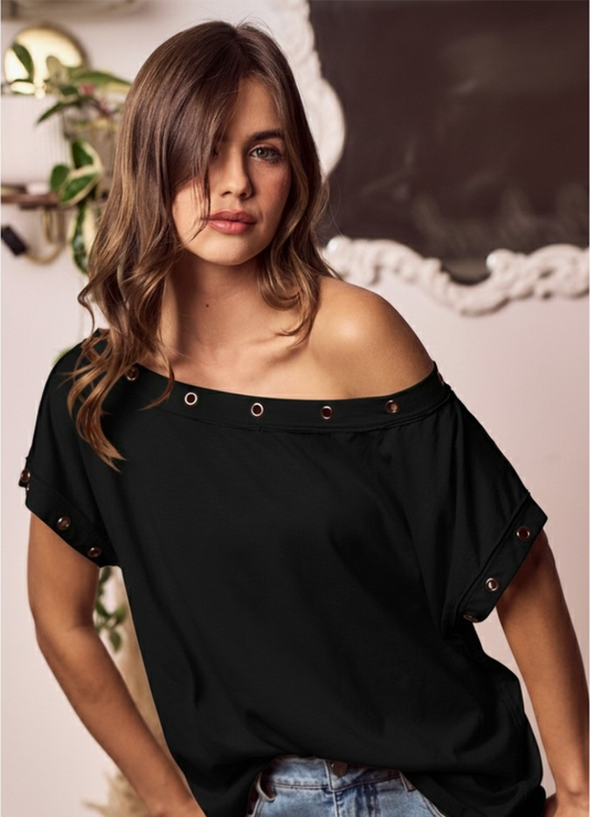 Monaco Eyelet Top
